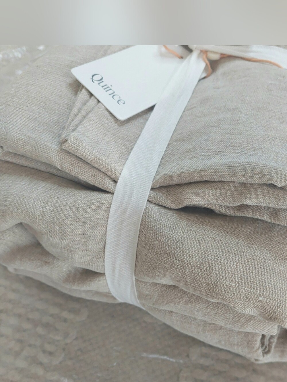 NWT! Quince European Linen Chambray Duvet Cover & Shams! King/ Cal King! (111) - Picture 10 of 14